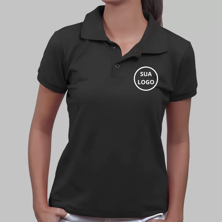 CAMISA POLO PERSONALIZADA Feminina mulher Gola Pol