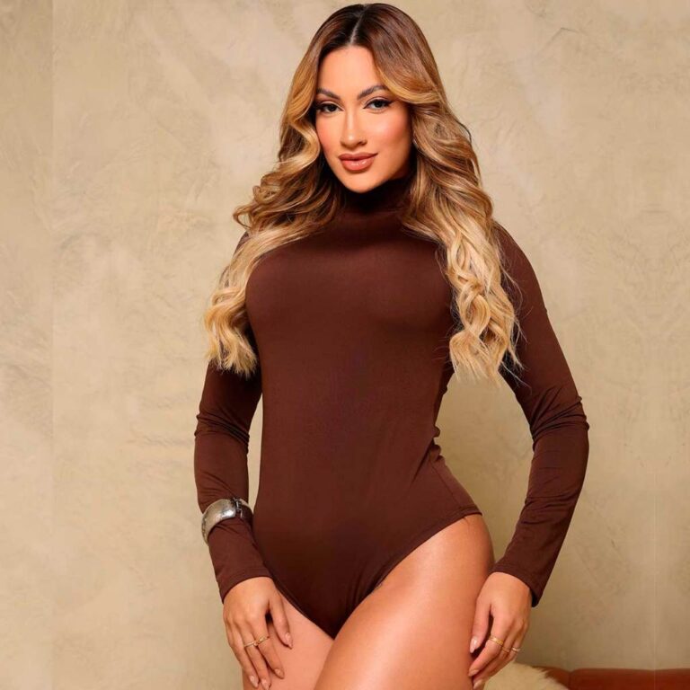Body Feminino Cacharrel Manga Longa Inverno Frio T