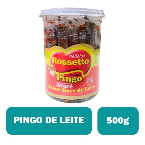 Kit 2 Potes Pingo De Leite Rosseto C/ 100 Unidades