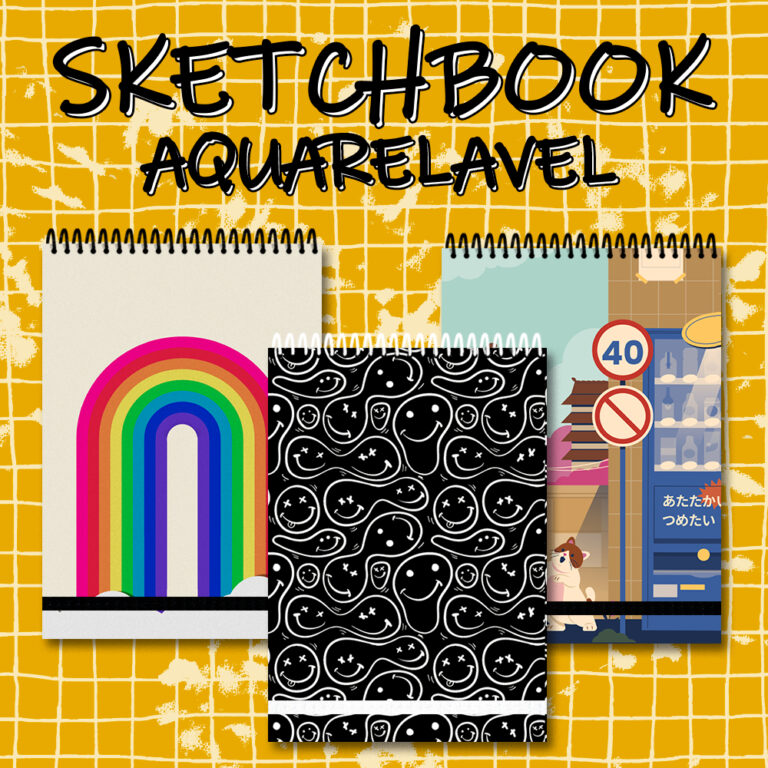 Sketchbook para aquarela – Caderno para aqua