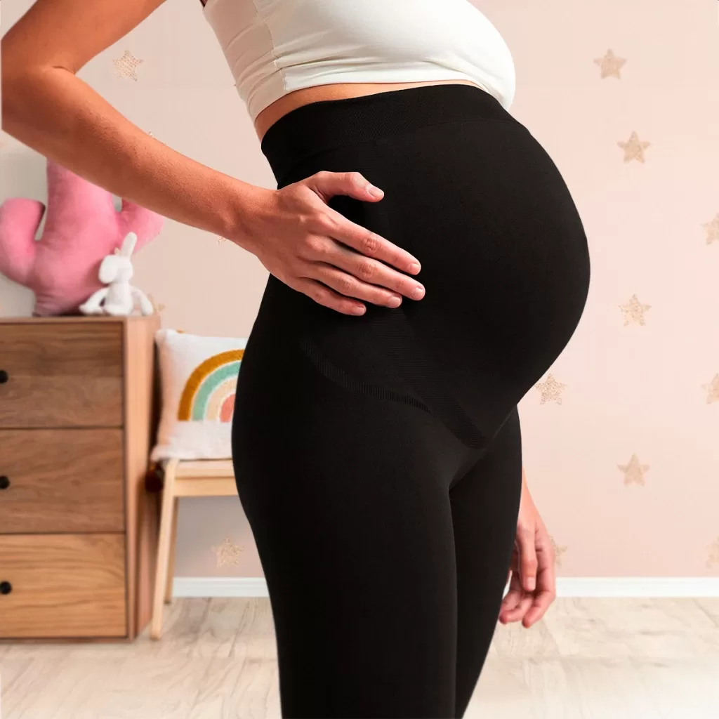 Calça Legging Gestante Lupo Original Loba Grávida Sem Costura Antiviral Antimicrobial Antibacteriano