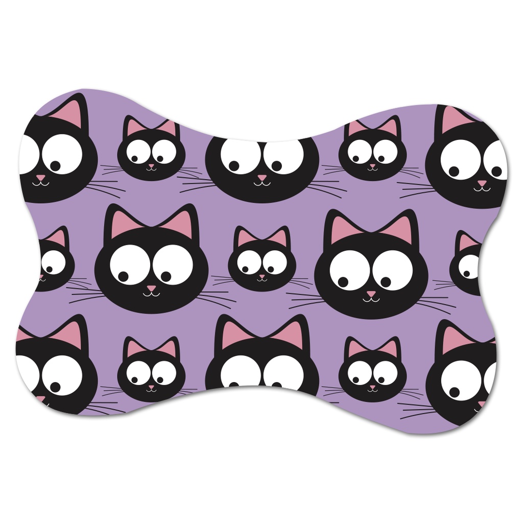 Tapete Pet Osso Gatinhos Antiderrapante