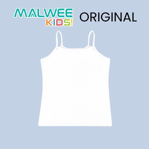 Blusa Infantil Branca Menina Lisa de Alça Verão 