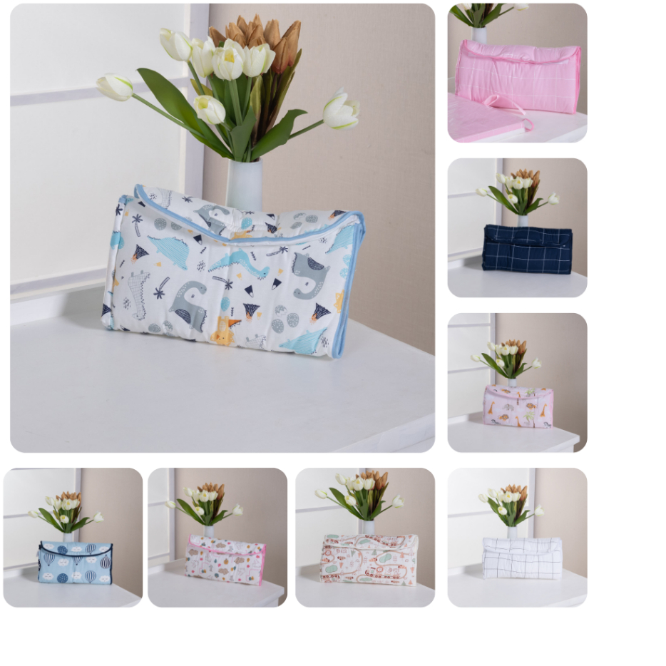 TROCADOR DE BOLSA | TROCADOR PORTÁTIL | ACOLCHOADO |DOBRÁVEL |COM BOLSO | ESTAMPAS E LISOS