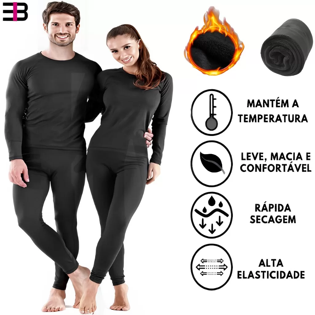 Calça Térmica Feminina Forrada Legging Segunda Pele com Pelinho Botão Inverno Quente