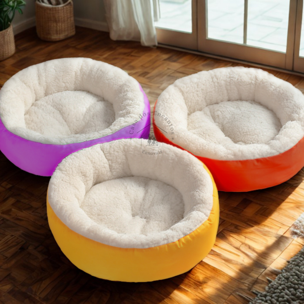 Caminha Sherpa Pelo de Carneiro Para Pets Cachorro Gato Cama Pet