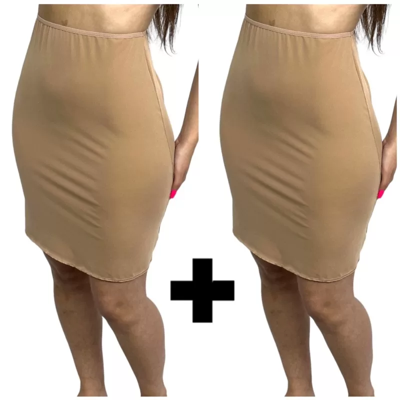 Kit 2 Saia Anágua Roupa Feminina segunda pele