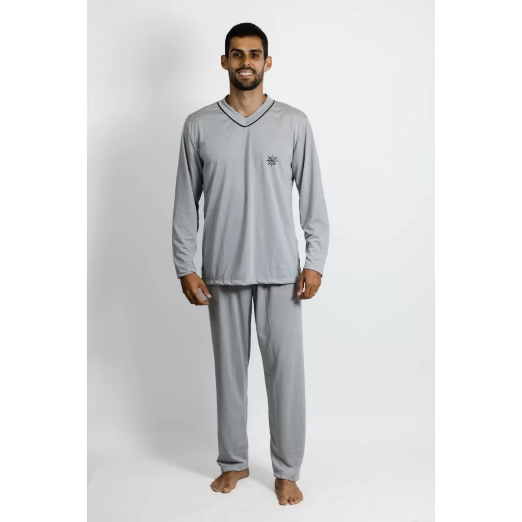 Pijama Longo Masculino Adulto de Inverno