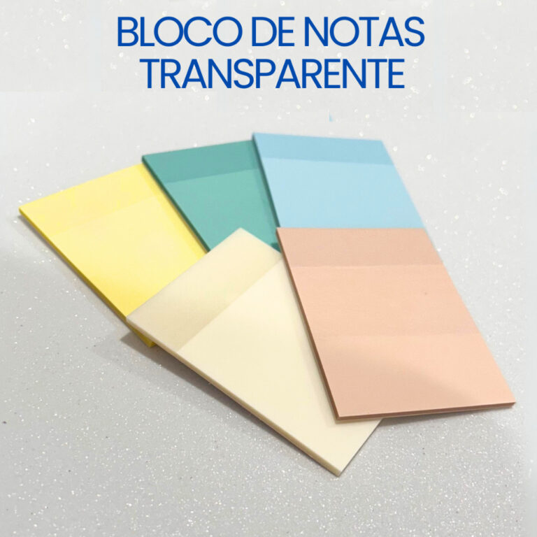 Bloco de Notas Adesivo Transparente 50 un Organiza