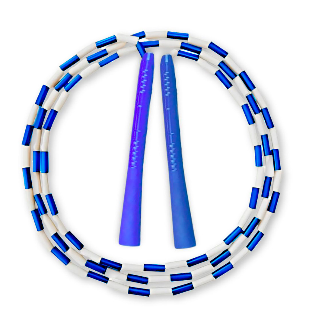 Corda de Pular Multifuncional  Segmentada com Miçangas para Uso em Esportes e Recreação