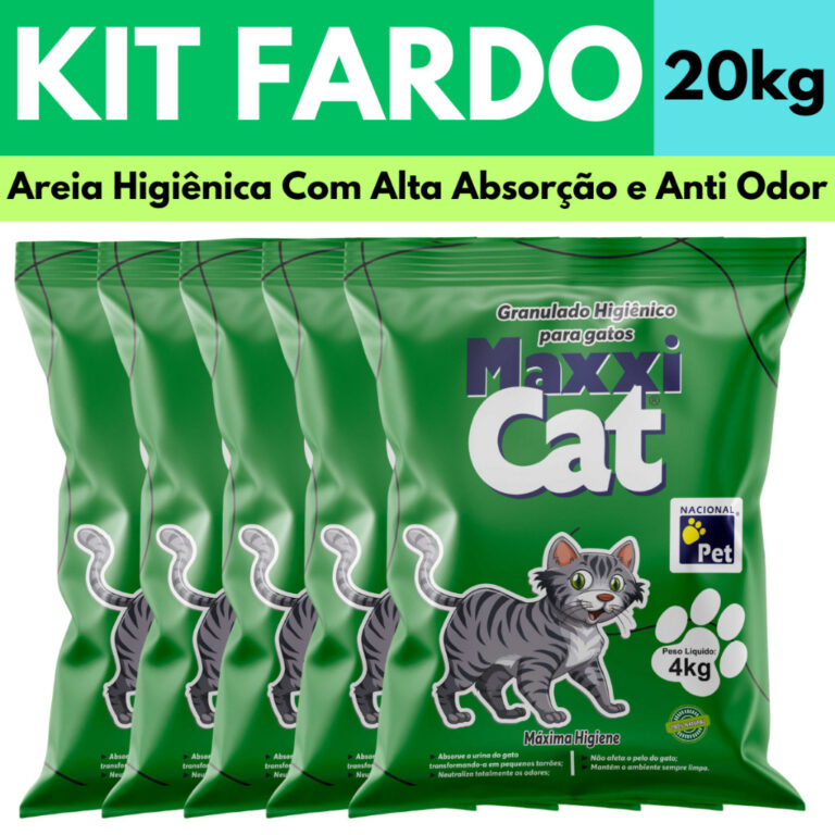 Areia Para Gato Sanitária Forma Torrões Alta Abs