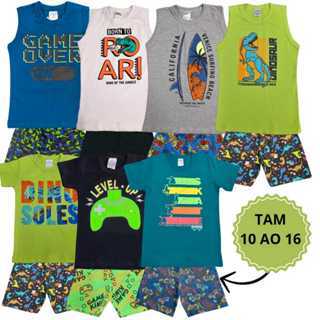 Kit 8 Peças Conjunto Verão Infantil Masculino 4 