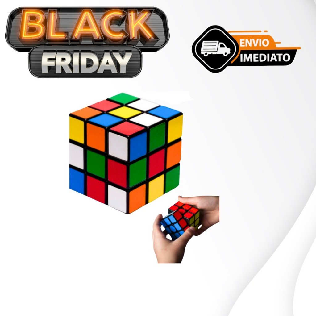 Cubo Mágico 7x7cm Brinquedo Interativo Para Crianças Adolescentes Adulto Antiestresse e Memória