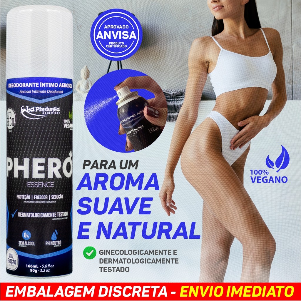 DESODORANTE INTIMO ESSENCE: PROTECAO DIARIA COM TOQUE SUAVE