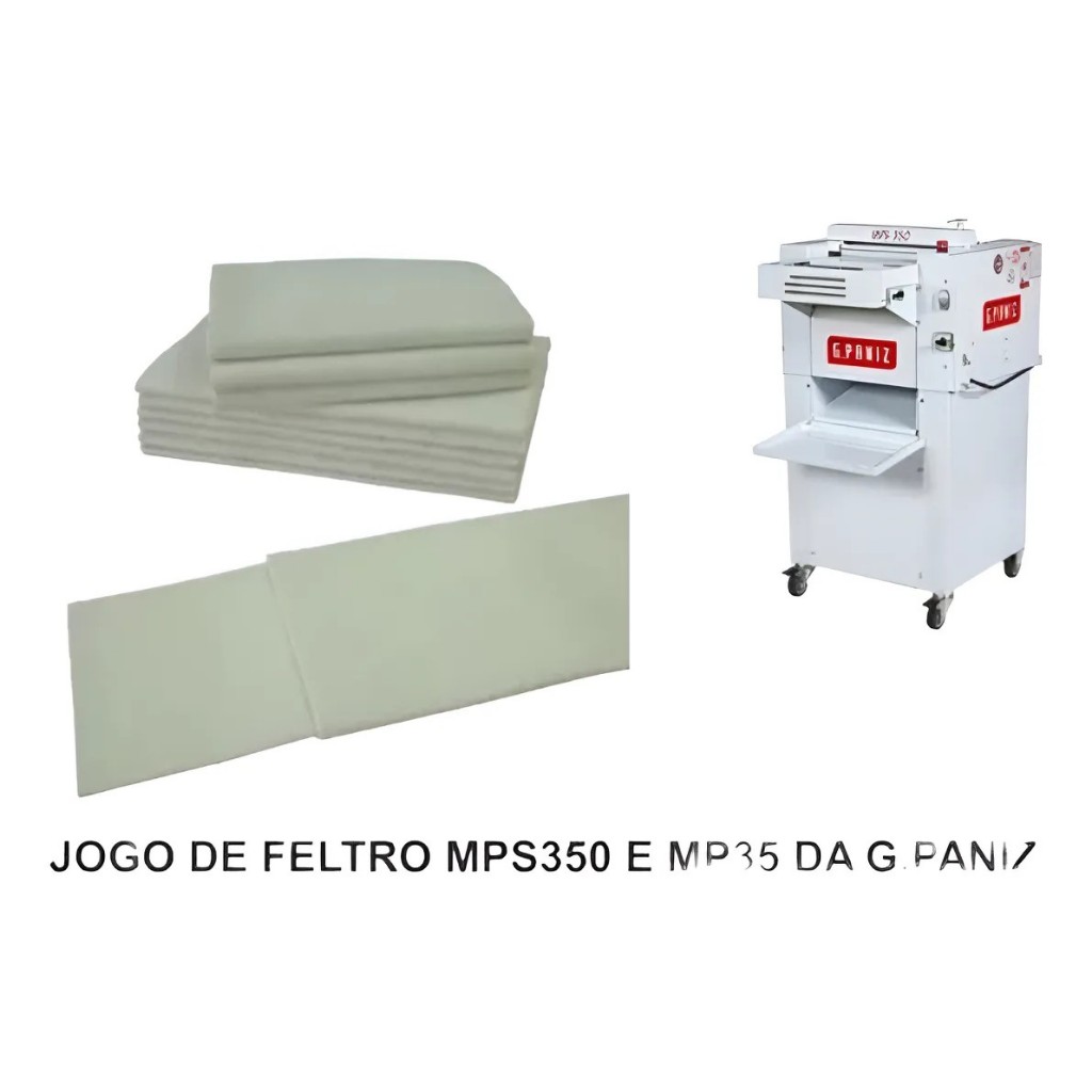 2 Lona Feltro Lã P/modeladora G.paniz Mps350 27×30 Por 37cm