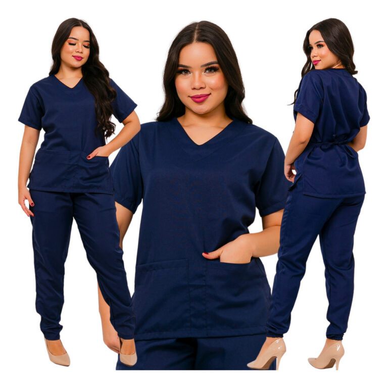 Pijama Cirúrgico Feminino Scrub Hospitalar –
