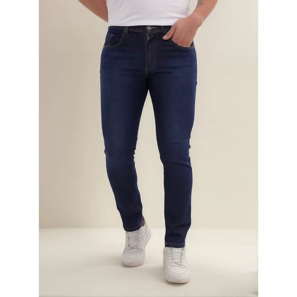 Calça Jeans Masculina Super Skinny Tendência Estilo