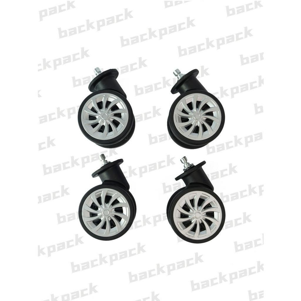 Acessórios de mala Rodas Rodas universais pretas Rotação de 360 graus CODIGO:2244