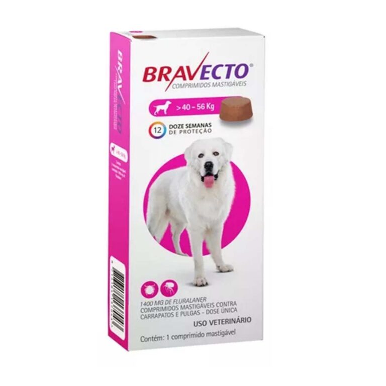 Antipulgas e Carrapatos Cães Bravecto 40 A 56kg B