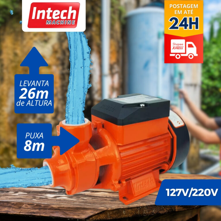 Motobomba periférica 1/2 hp monofásica – B