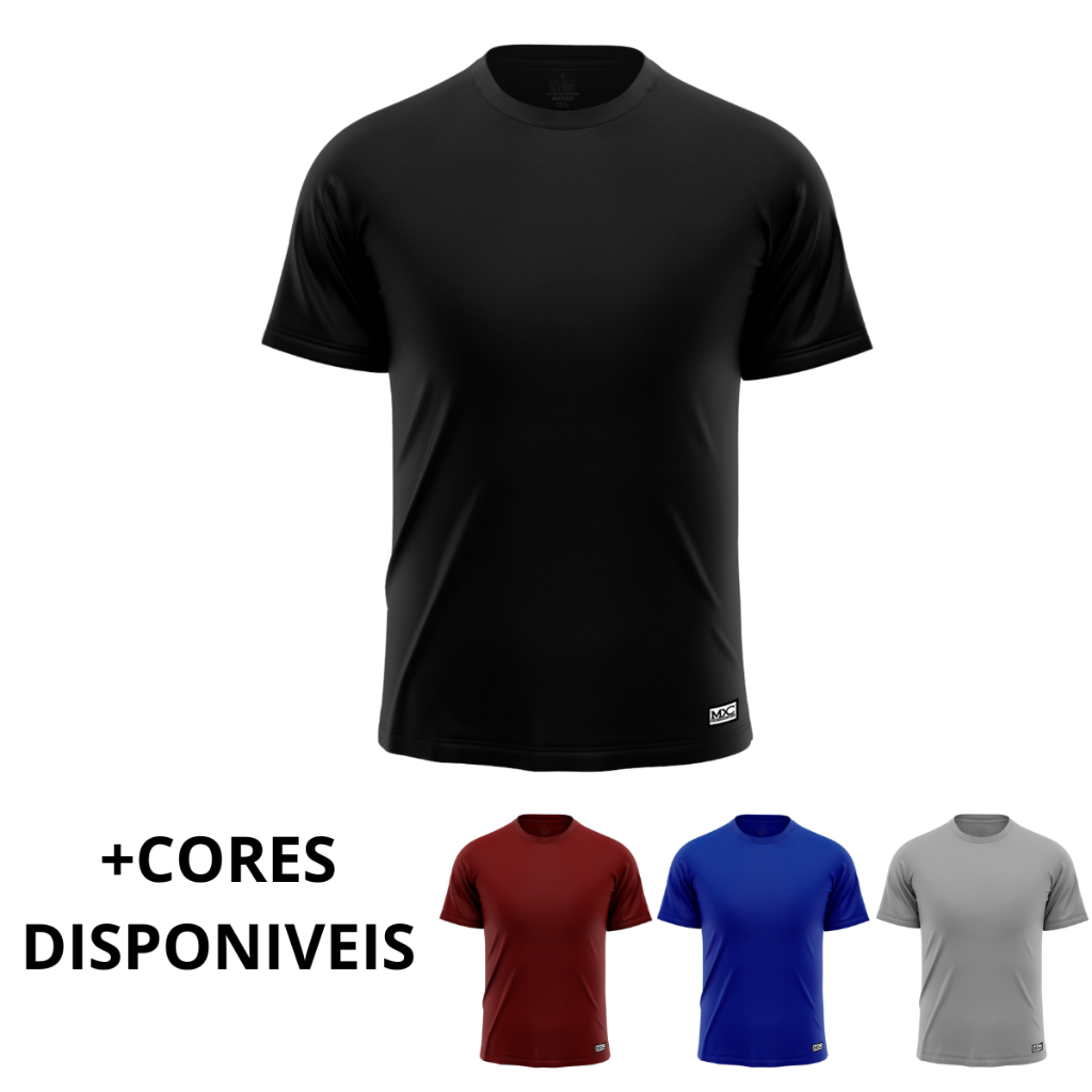 Camiseta Masculina Proteção UV 50+ Térmica Segunda Pele Várias Cores MXC BRASIL