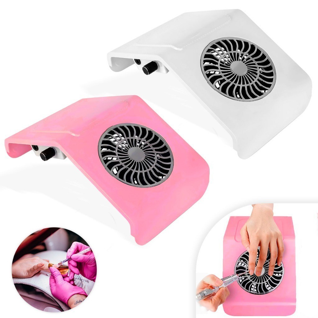 Coletor Sugador Aspirador de Pó de Unhas de Porcelana Gel Acrigel para Manicure Profissional Bivolt