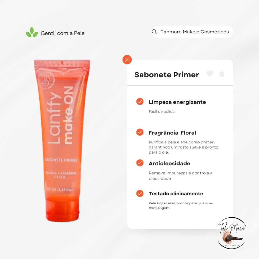 Sabonete Primer Lanffy Make On – 100 ml