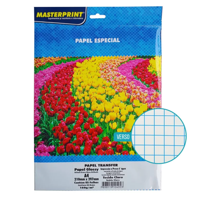 Papel Transfer para Tecido Claro 160g A4 Light par