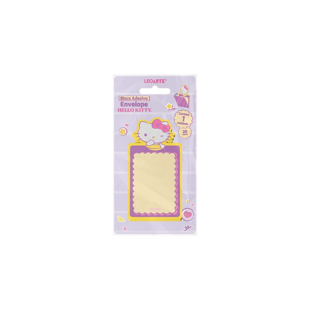Bloco Adesivo Hello Kitty Envelope – Leo Arte