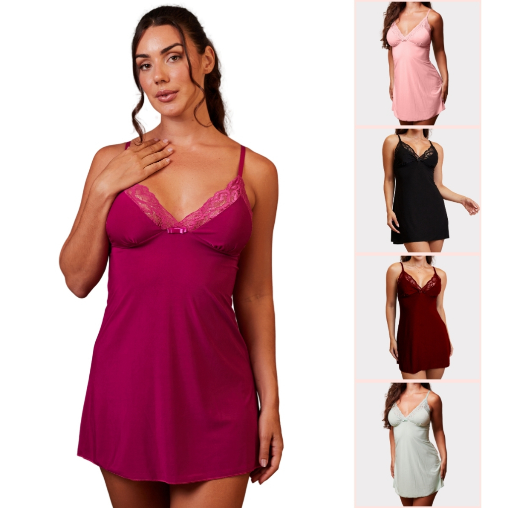 Camisola Sem Bojo De Renda Confortável
