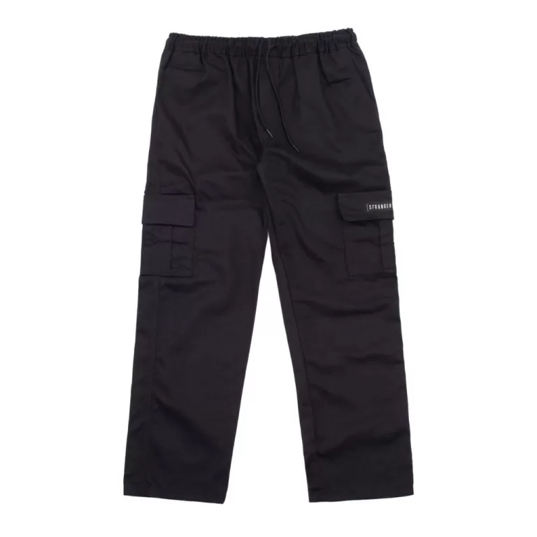 Calça Cargo Reta Stranger Simple Preta