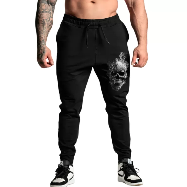 Calça Academia Masculina Treino Gym Moletom Suple