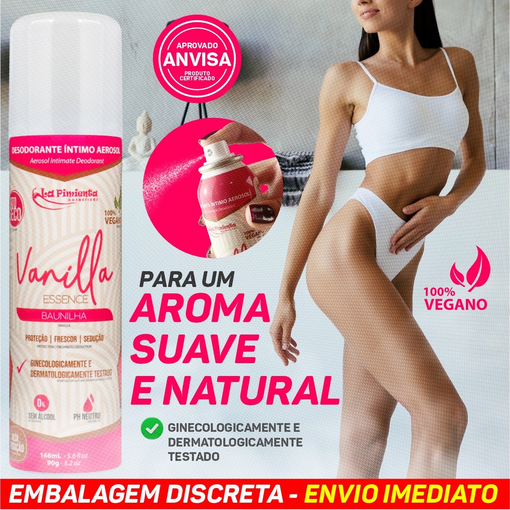 DESODORANTE INTIMO ESSENCE FRESCOR E SUAVIDADE PARA SUA ROTINA DIARIA