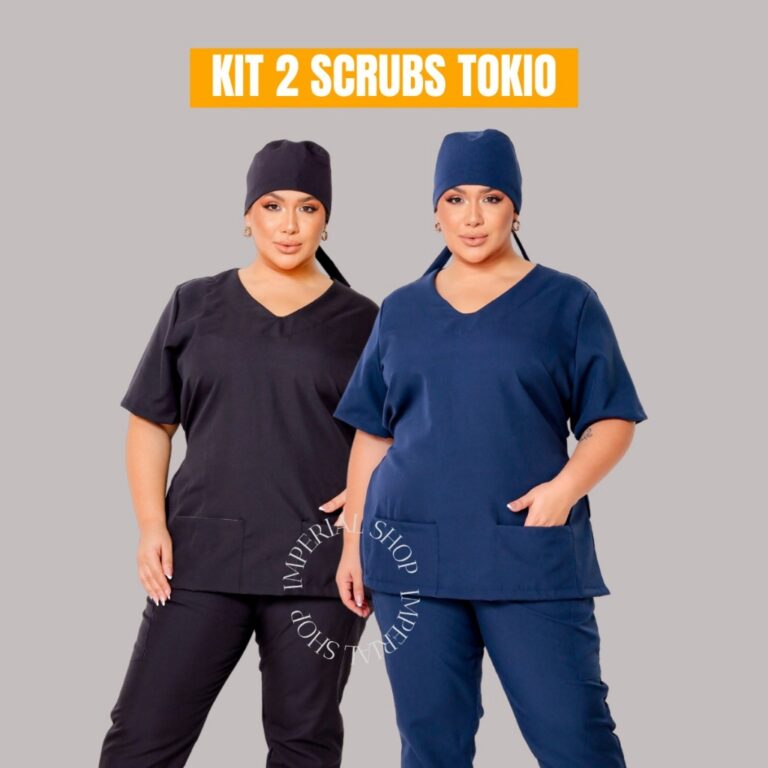 Kit 2 Uniforme Hopsitalar Oxfordine Estética Clin