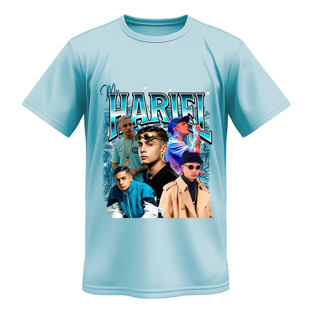 Camiseta Haridade Mc Hariel Cantor Funk Estilo Bootleg Premium Kink