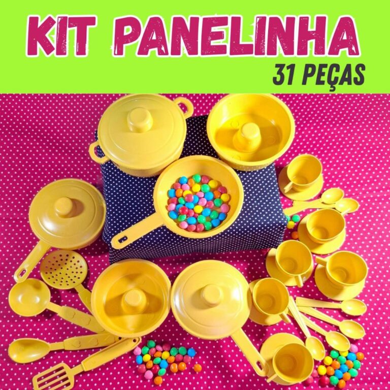 Kit Panelinha Cozinha Brinquedo Menina Infantil Ed