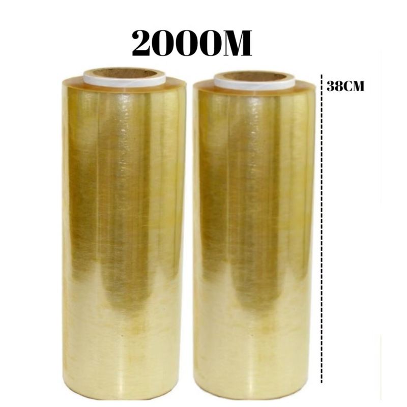 2 Rolos Bobina Plastico Filme Pvc 38x1000M
