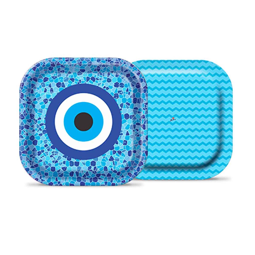 Prato Descartável Papel Olho Grego Junco 8und