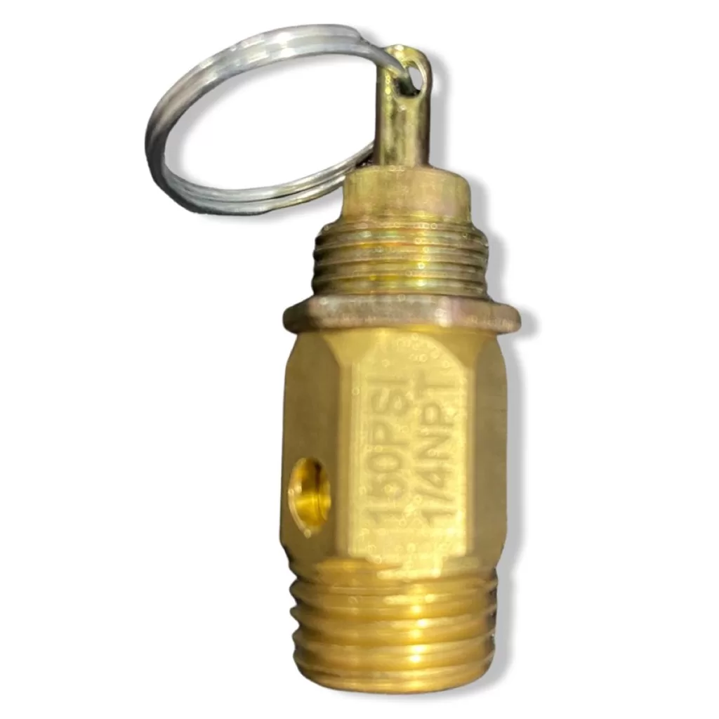 Válvula de Segurança para Compressor Rosca 1/4 NPT 125 PSI