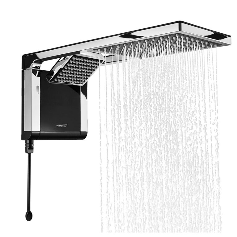 Chuveiro Lorenzetti Acqua Duo Preto e Cromo 7800w 