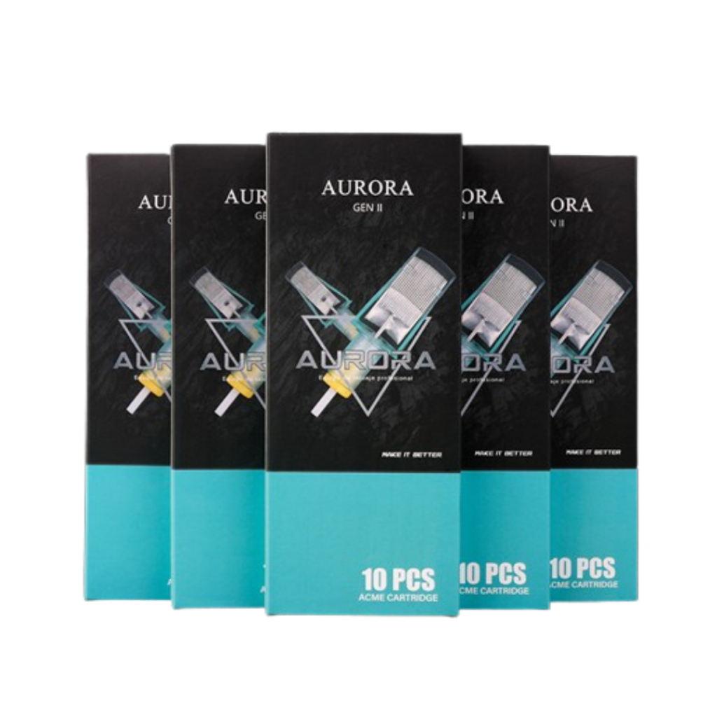 20 Unidades Cartuchos Universais para Tatuagem Aurora 2. Geração com ANVISA