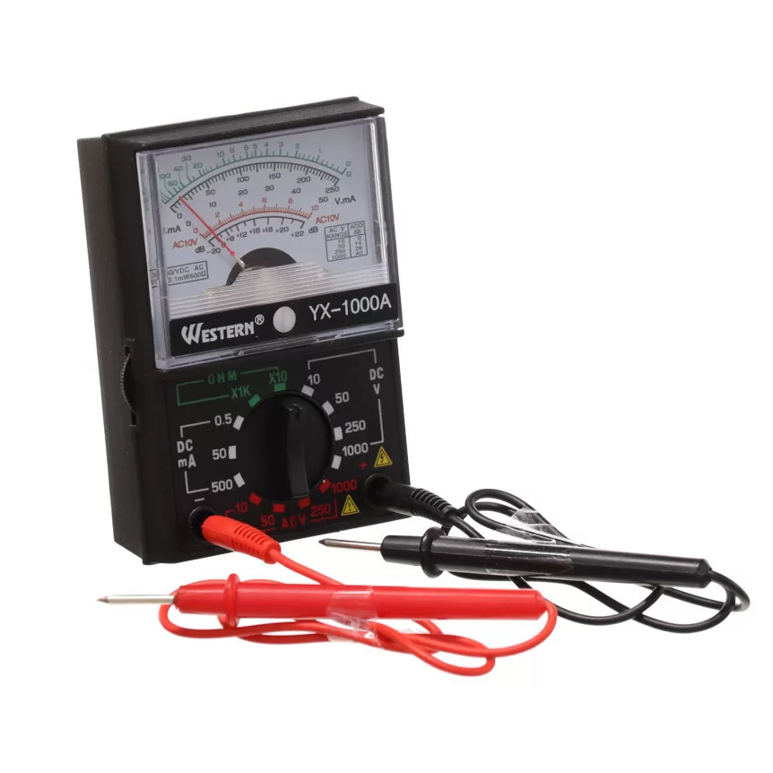 Multímetro Analógico Com Marcador Y 1000A Medição Eletrônica  Teste Em Aparelhos Eletrônico Em Geral