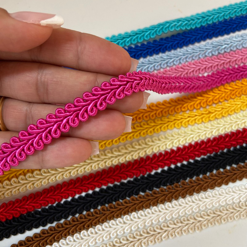 Passamanaria 2 METROS (9 mm de largura) São José 7095 – Diversas Cores para Personalizados de Luxo