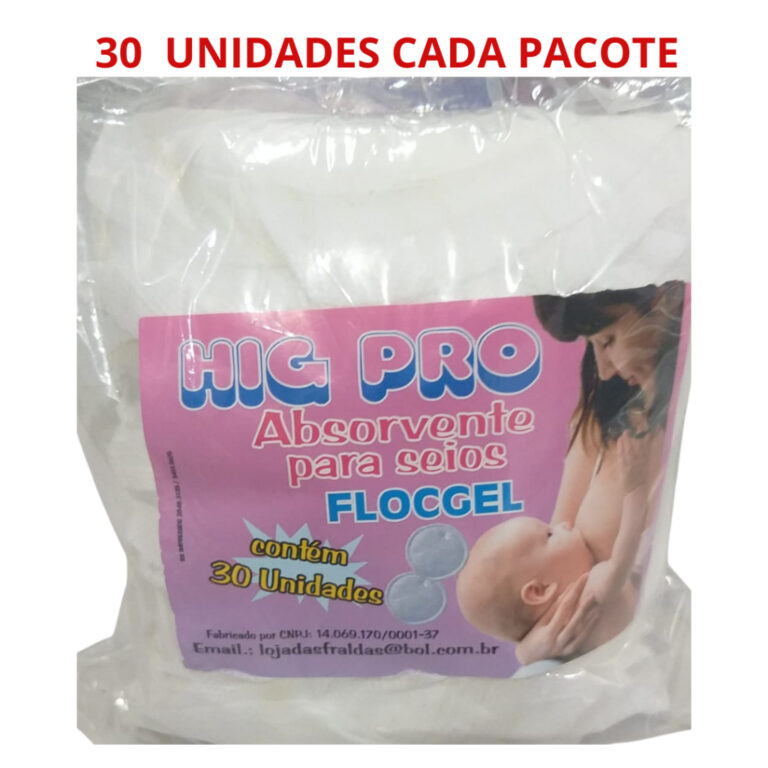 Absorvente De Seios Higpro 30 Unidades  DIA E NOIT