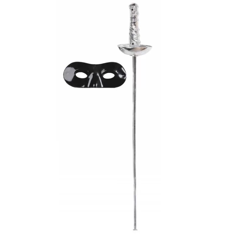 Kit Zorro com Espada e Máscara Festa Fantasia Ace