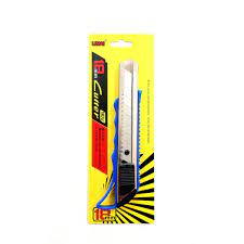 Estilete Profissional Emborrachado Lâmina 18mm Co