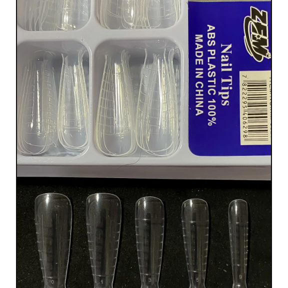 400 Moldes F1 Para colocação de Unhas Tips Zem