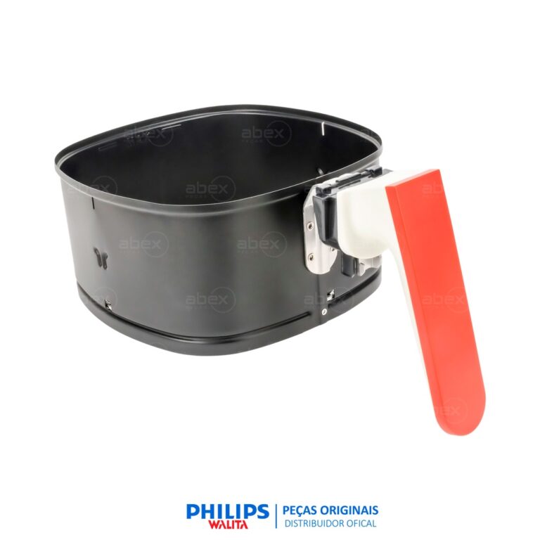 CESTA COM ALÇA VERMELHA PARA FRITADEIRA AIRFRYER 