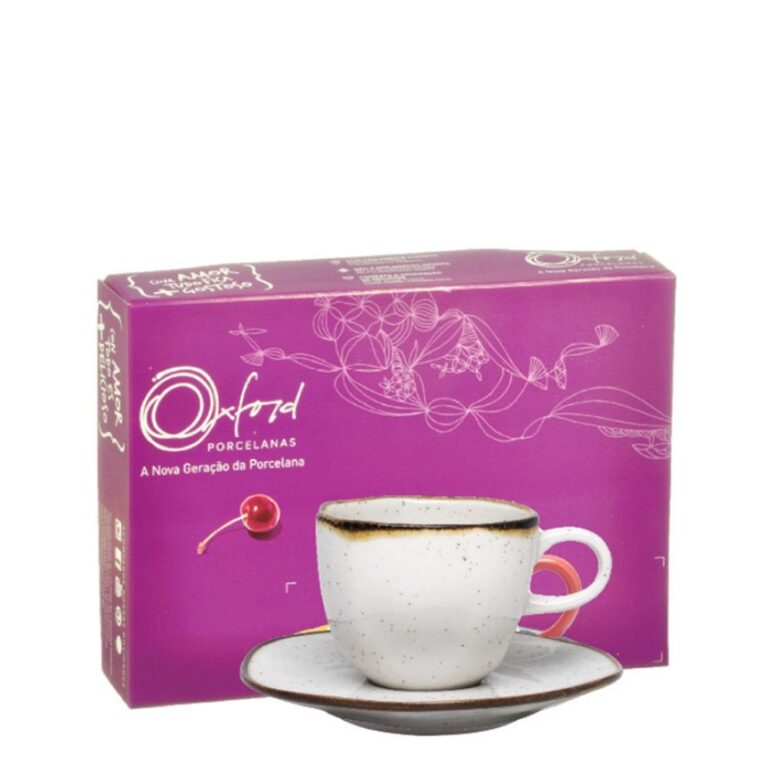 PORCELANA RYO CJ XICARA CHA C/PIRES 12PC