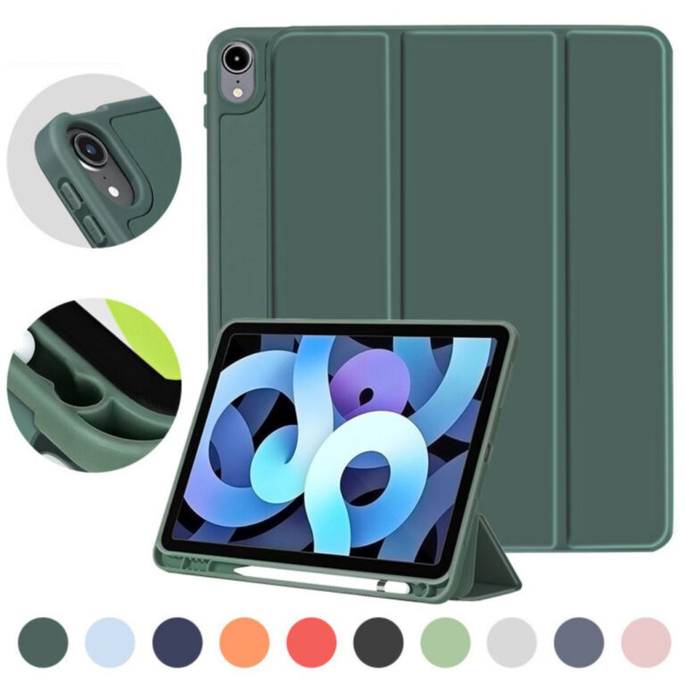 Capa magnetico inteligente com slot de caneta comp